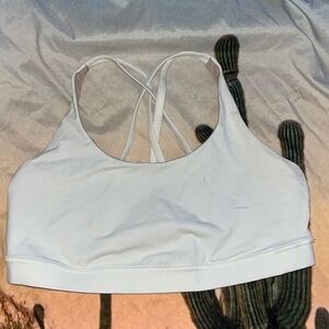 Lululemon Athletica White Energy Sports Bra 🌵12